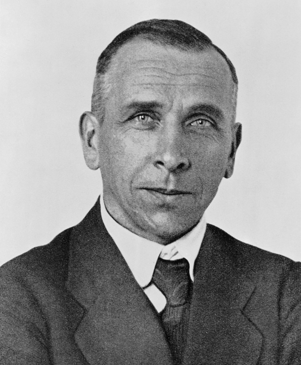 Retrato del meteorólogo y geofísico alemán Alfred Wegener